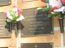 
Patricia Mary LANE,
died 23 July 1996 aged 61 years;
Bribie Island Memorial Gardens, Caboolture Shire
