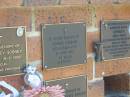 Joyce LOGAN,
died 1 June 1998 aged 74 years;
Bribie Island Memorial Gardens, Caboolture Shire