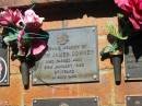 Keith James DOWNEY,
died 29 Jan 1993 aged 67 years;
Bribie Island Memorial Gardens, Caboolture Shire