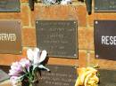 Lionel Geoffrey Lane TOWERS,
died 12 July 2005 aged 82 years;
Bribie Island Memorial Gardens, Caboolture Shire