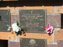 
Frank Willam Anzac BETTERIDGE,
died 17-4-1983 aged 67 years;
Thelma Joyce BETTERIDGE,
died 25-4-2005 aged 82 years;
Bribie Island Memorial Gardens, Caboolture Shire
