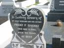 
Franz F. ZISCHKE,
died 9 May 1946 aged 44 years,
husband father;
Apostolic Church of Queensland, Brightview, Esk Shire
