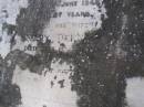 Sarah Ann DENNISS, died Kenmore 25 August 1907 aged 64 years; William DENNISS, died 15 June 1917 aged 70 years; Gilbert William DENNISS, died 8 June 1946 aged 67 years; Mary DENNISS, wife, died 27 March 1965 aged 87 years; Brookfield Cemetery, Brisbane 