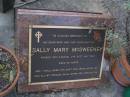 Sally Mary MCSWEENEY, wife mother, died 31 July 2002 aged 45 years; Brookfield Cemetery, Brisbane 