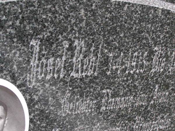 Josef REBL,  | 3-4-1915 - 1-3-1998,  | husband of Anna;  | father grandfather;  | Brookfield Cemetery, Brisbane  | 