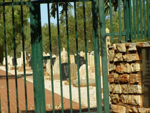 Japanese section of Broome Cemetery  | 