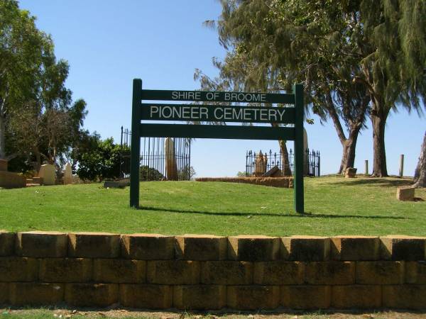 Pioneer Cemetery - Broome  | 