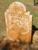 Maurice COTTER d: 30 Jun 1889, aged 32 Pioneer Cemetery - Broome 