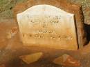 Edith LYONS (wife of Maurice) b: 13 Nov 1900 d: 20 May 1968 Pioneer Cemetery - Broome 