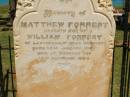 
Matthew FORREST
(7th son of William FORREST of Leschenault near Bunbury)
b: 14 Feb 1857
d: Roebuck Bay 14 Dec 1884

Pioneer Cemetery - Broome
