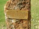 plaque for 76 Dutch nations killed in air raid 3 Mar 1942  Pioneer Cemetery - Broome 