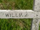 
William COX,
died 1957;
Brooweena St Marys Anglican cemetery, Woocoo Shire
