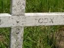 
William COX,
died 1957;
Brooweena St Marys Anglican cemetery, Woocoo Shire
