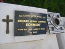 
Edward Henry Ludwig SCHMIDT,
died 22 Dec 1970 aged 79 years;
Brooweena St Marys Anglican cemetery, Woocoo Shire
