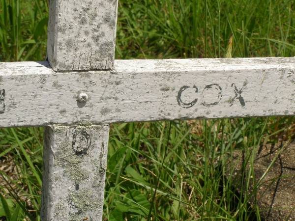 William COX,  | died 1957;  | Brooweena St Mary's Anglican cemetery, Woocoo Shire  | 