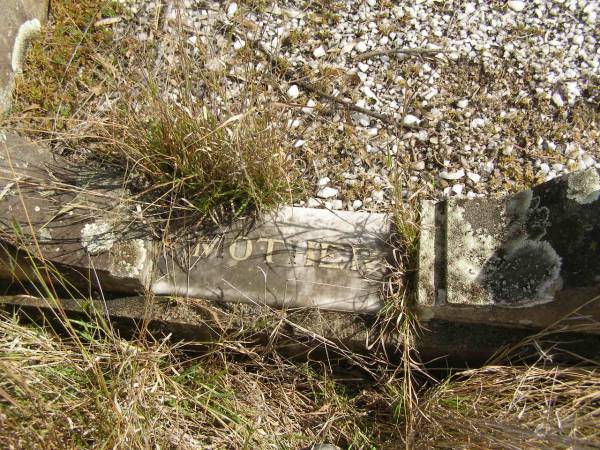 (mother)  | Charlotte HALL  | d: 8 Jul 1935, aged 84  | (father)  | Henry HALL  | d: 11 Dec 1895, aged 42  |   | Ann HINE (nee BOTLEY)  | b: 22 Nov 1811 Grendon B'Shire, Eng  | d: 16 Aug 1899 Kipper Ck, Dundas, Q  | Married Job HINE c1838 Eng  |   | Henry HINE b: 1849, d: 1876  | Charlotte HINE b: 1850, d 1872  |                                          (RJB)  | Fairview Cemetery, Bryden, Somerset Region, Queensland  |   |