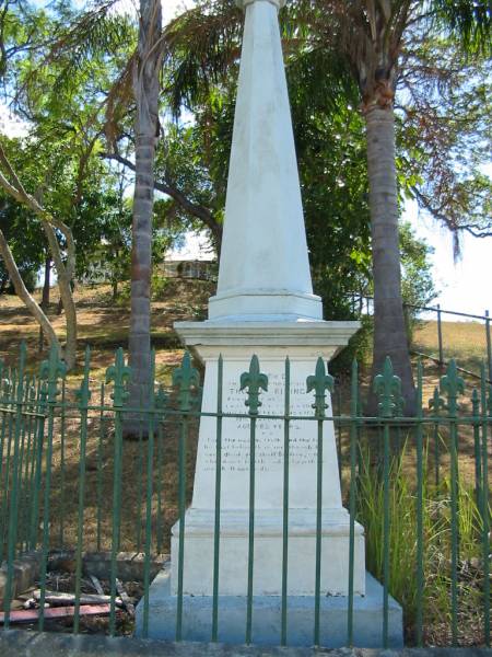 Thorpe RIDING  | died 19th March 1877 aged 68 years,  | Bulimba Uniting (formerly Methodist) Church, Brisbane  | 