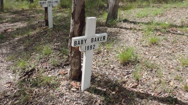 Baby BAKER  | d: 1892  | Bunya cemetery, Pine Rivers  | 