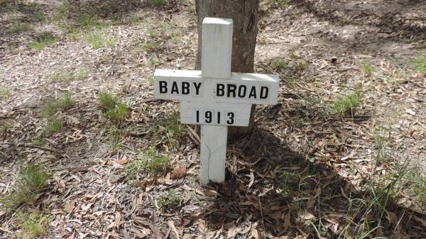 Baby Broad  | d: 1913  | Bunya cemetery, Pine Rivers  | 
