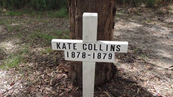 Kate COLLINS  | b: 1878  | d: 1879  | Bunya cemetery, Pine Rivers  | 