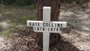 
Kate COLLINS
b: 1878
d: 1879
Bunya cemetery, Pine Rivers
