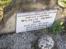 
Wilhelm Henry SINN, husband father son brother,
died 30 May 1950 aged 24 years;

Born - - 1926
research contact: J HOGER

Caffey Cemetery, Gatton Shire
