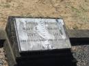 Mary E. LOVE,
died 27 Aug 1940;
Herbert E. LOVE,
died 1 July 1966;
Canungra Cemetery, Beaudesert Shire