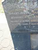 Robert Joseph MURPHY,
died 13 Jan 1985? aged 77 years;
Sarah Emily MURPHY,
died 24 Aug 1972 aged 83 years;
Canungra Cemetery, Beaudesert Shire
