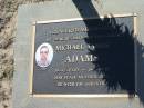Michael James ADAMS, husband father,
19-12-1949 - 1-7-1998;
Canungra Cemetery, Beaudesert Shire
