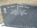 James Earl PRINZEN-WOOD 1991-1997; Chambers Flat Cemetery, Beaudesert 