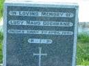 Lucy Maud COCHRANE, died 7 April 1961; Sacred Heart Catholic Church, Christmas Creek, Beaudesert Shire 