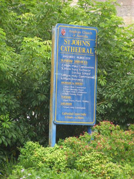 St Johns Anglican Cathedral, Brisbane  | 