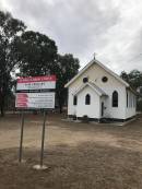 St John's Catholic Church, Peak Crossing. First church blessed 10 Dec 1882 Present church 6 Sep 1914  