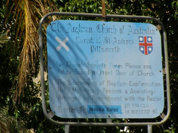 St Andrew's Anglican Church, Pittsworth  | 