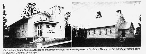  St. Johns, Minden / St John's, Coolana. Lutheran churches  | 