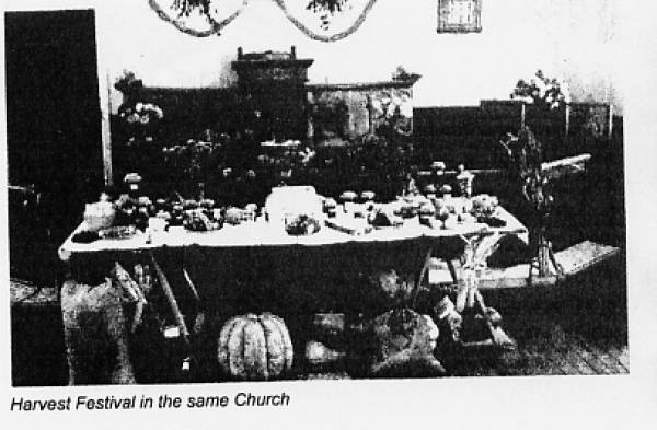 harvest festival in Primitive Methodist church, Tallegalla  | 