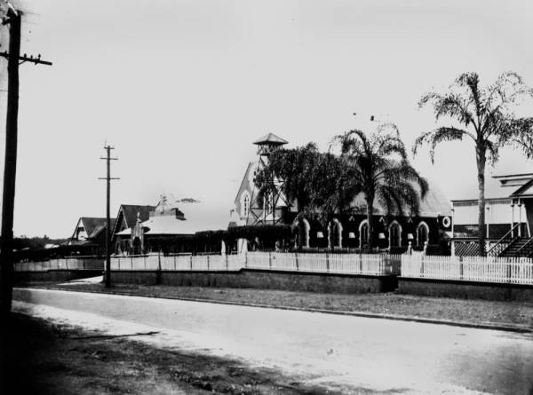 Sacred Heart Catholic Church at Sandgate, ca 1930  | Copyright John Oxley Library State Library of Queensland  | 