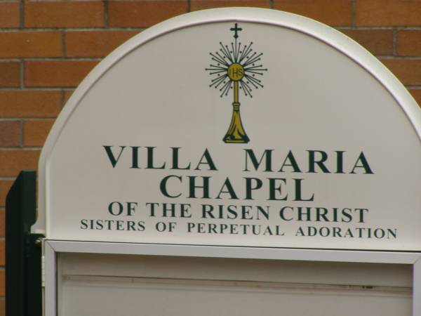 Spring Hill, Villa Maria (Sisters of Perpetual Adoration) Catholic  | 