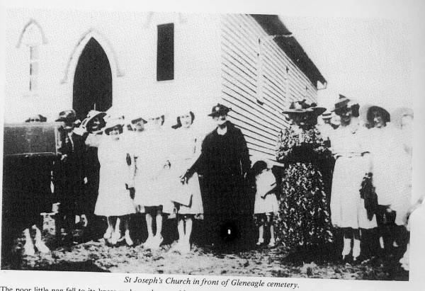 St Joseph's Church in front of Gleneagle cemetery  | 