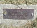 
Minnie DAU,
9 Mar 1902 - 21 July 1904;
Coleyville Cemetery, Boonah Shire
