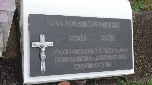 Patrick MULCAHY  | b: 1907  | d: 1992  | wife: Margaret  |   | Cooloola Coast Cemetery  |   | 