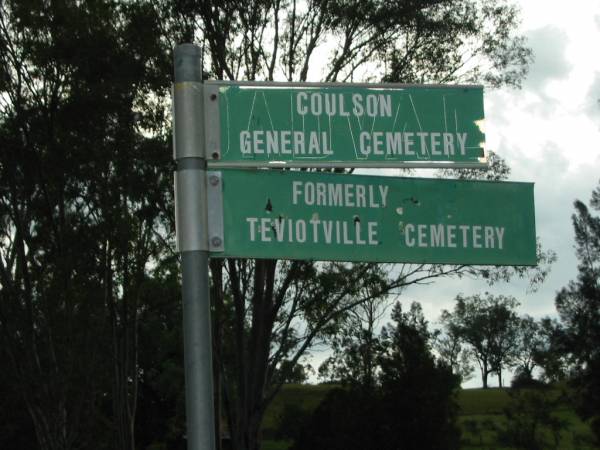 Coulson General Cemetery, Scenic Rim Region  | 