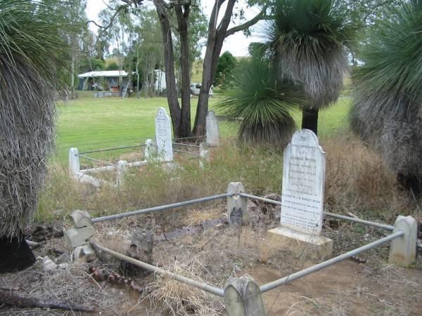 George MCKAY,  | husband of Johannah MCKAY,  | died 7 Dec 1904 aged 73 years;  | Elizabeth J.M. Hamley MCKAY,  | grand-daughter,  | died 18 Sept 1905 aged 14 years;  | Johanna,  | wife of Geo MCKAY,  | died 30 Jan 1910 aged 76 years;  | Coulson General Cemetery, Scenic Rim Region  | 