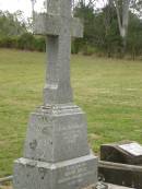 Rudolph GNECH, died 23 July 1917 aged 59 years; Hermine GNECH, wife, died 3 Oct 1940 aged 73 years; Coulson General Cemetery, Scenic Rim Region 