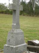 
Rudolph GNECH,
died 23 July 1917 aged 59 years;
Hermine GNECH,
wife,
died 3 Oct 1940 aged 73 years;
Coulson General Cemetery, Scenic Rim Region
