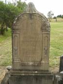Thomas Henry, child of Edward & Margaret HAYES, died 28 July 1886 aged 9 months; Coulson General Cemetery, Scenic Rim Region 