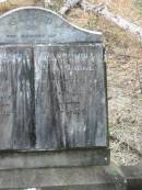 
Benjamin Ludwig BONKE,
father,
born 22 Feb 1844,
died 24 Dec 1916;
Wilhelmina C.A. BONKE,
mother,
born 17 Sept 1849,
died 4 Jan 1941;
Coulson General Cemetery, Scenic Rim Region
