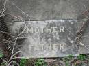 Catherina SUHL, mother, born 27 Oct 1826, died 21 Mar 1889; Casper SUHL, father, died 15 July 1904 aged 75 years; remembered by Lizzie, Eddie & family; Annie SUHL, died 16 Dec 1958 aged 83? years; Frederick SUHL, died July 1915 aged 42 years; parents; Henry J. SUHL, brother, died 12 Nov 1894 aged 4 months; Coulson General Cemetery, Scenic Rim Region 
