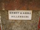 
Ernst & Anna HILLENBERG;
Crows Nest Methodist Pioneer Wall, Crows Nest Shire
