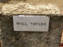 
Will [William] TAYLOR:
Crows Nest Methodist Pioneer Wall, Crows Nest Shire
